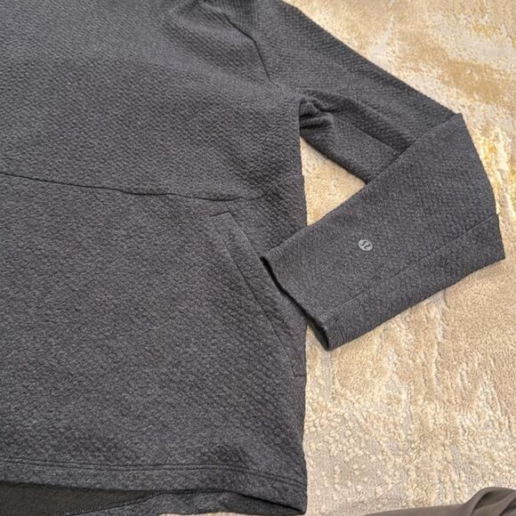 Lululemon At Ease Hoodie Men's Sz S Heathered grey Workout Hiking Casual Weekend - Picture 3 of 11